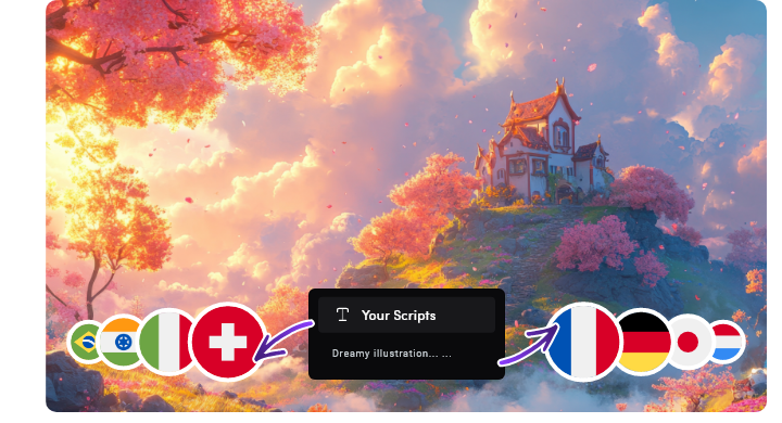 Compatibilité avec les prompts multilingues