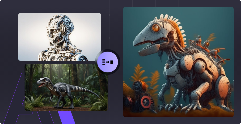 exemple de lia fusionner deux images gratuites en ligne Vidmud AI-2