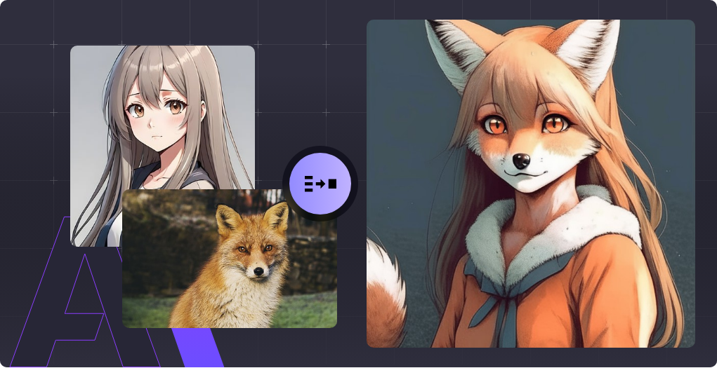 exemple de lia fusionner deux photos gratuites en ligne Vidmud AI-3